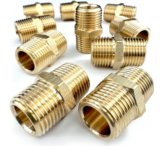 Изображение товара Ниппель пневмо (10 шт; 3/8"НР) Профитт 9276256