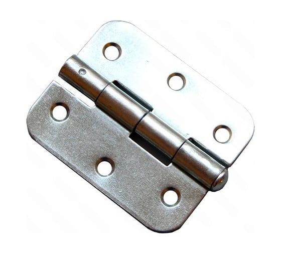 Изображение товара Петля накладная ООО Лентамет ПН5-60 ГОСТ 5088 нерж,полированная (глянцевая) 50x60 (Тип-1 отверстия 29мм) 9536