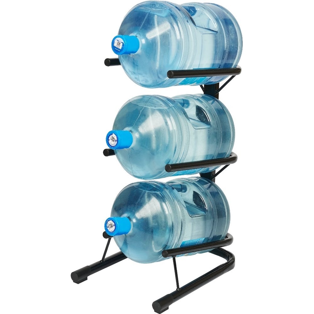 Изображение товара Разборная стойка для бутылей 19 литров Стелла-техник СВР-3В черная