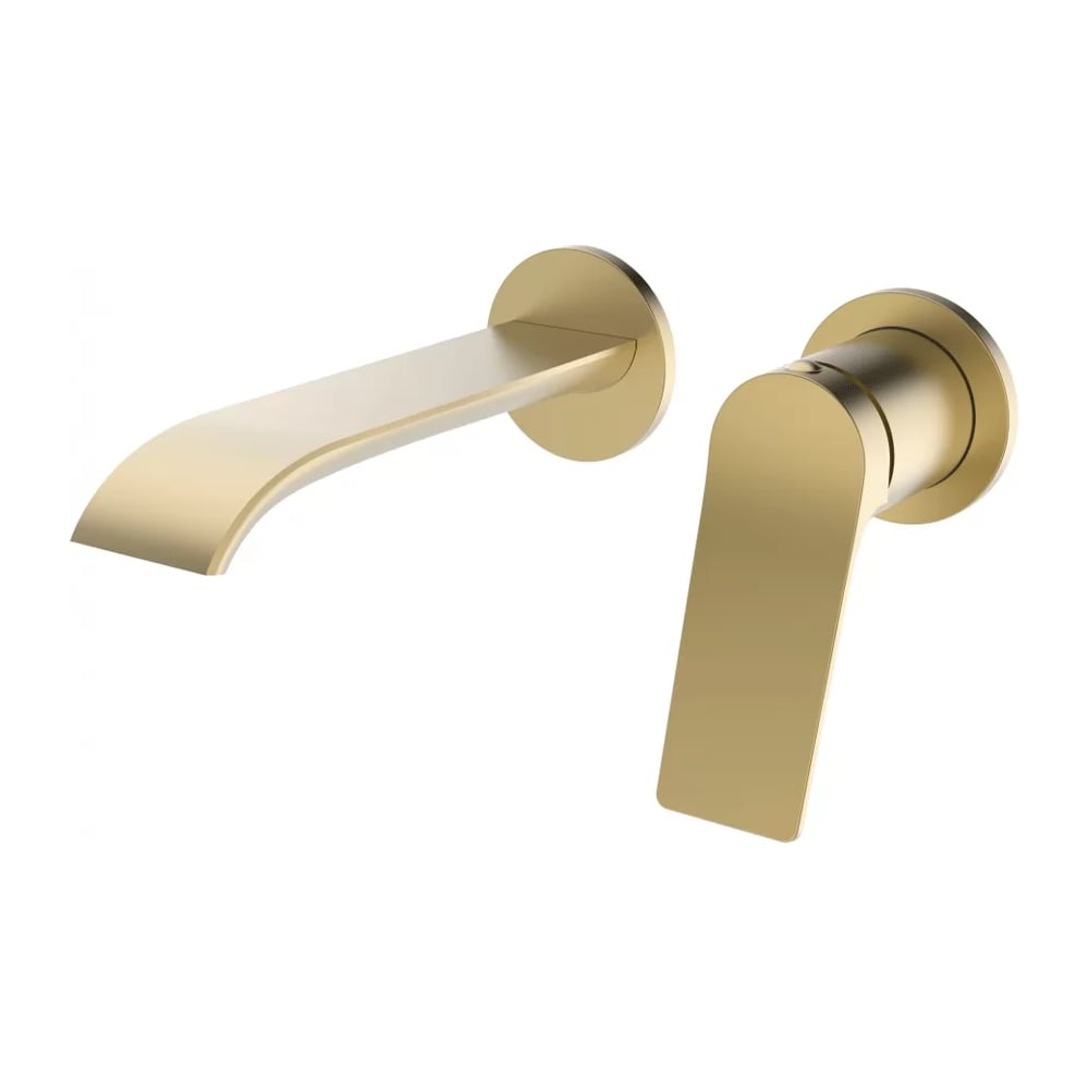 Изображение товара Встроенный смеситель для раковины ViEiR настенный матовое золото