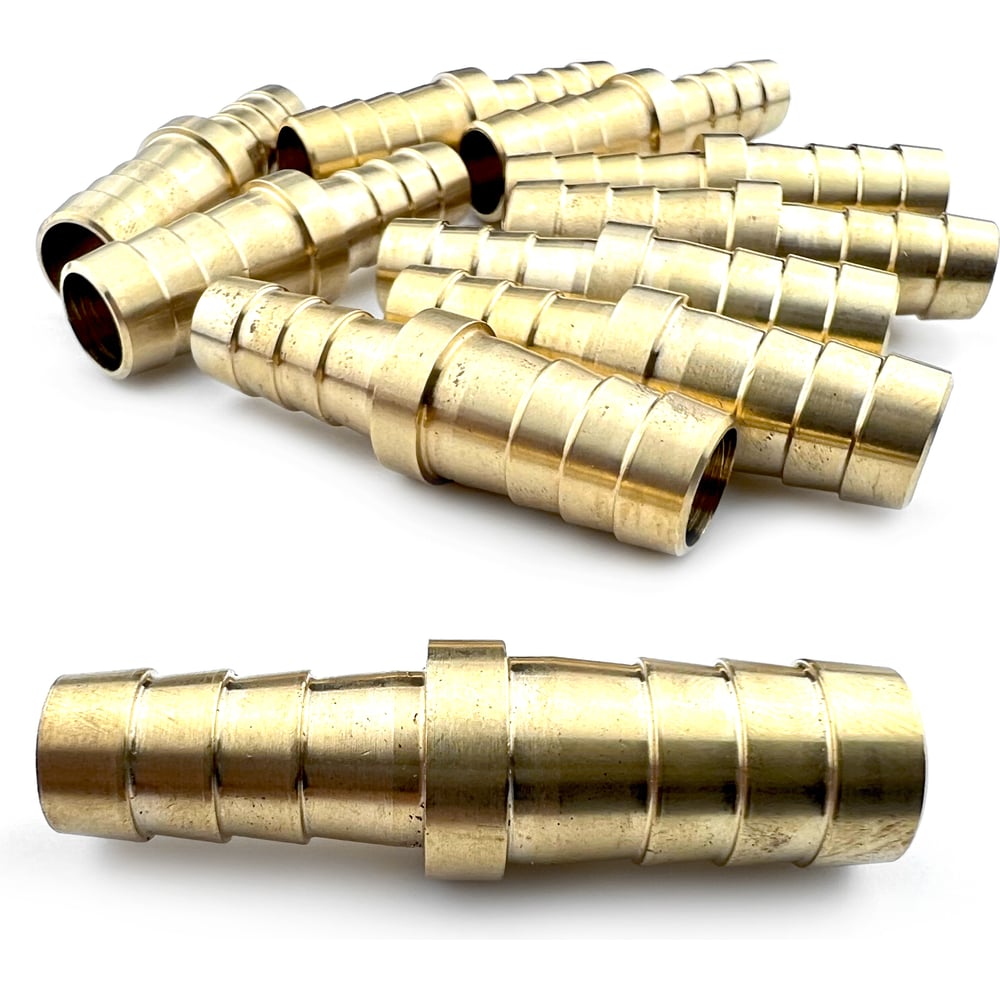 Изображение товара Соединитель елочка Профитт 10/12 мм для шлангов латунь 9275860