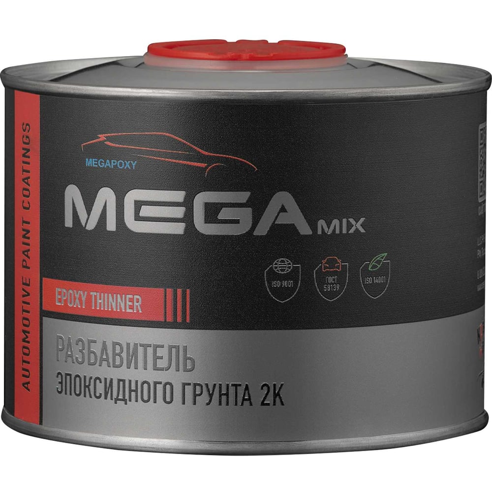 Изображение товара Разбавитель автомобильный для эпоксидного грунта Megamix 500 мл