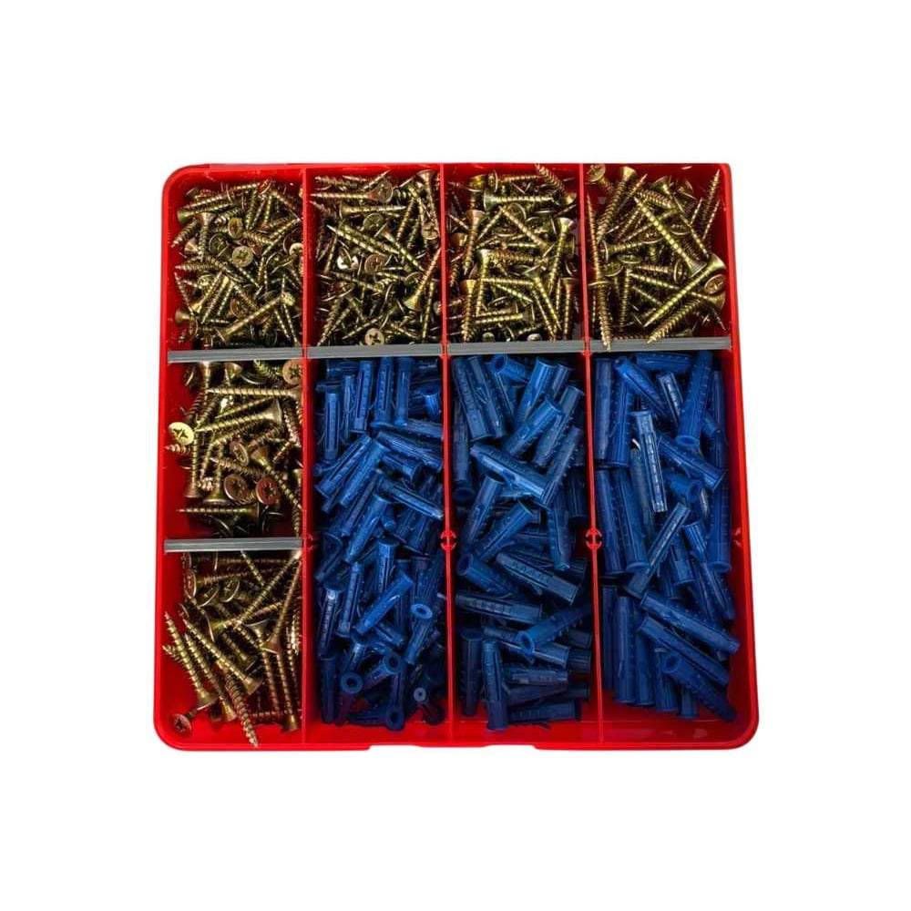 Изображение товара Набор шурупов для дерева с дюбелем М4 М4,5 М5 50 мм оцинкованные PZ2