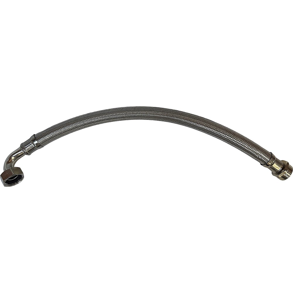 Изображение товара Гибкая подводка для воды LadAna угловая 60 см 1 дюйм нержавеющая сталь