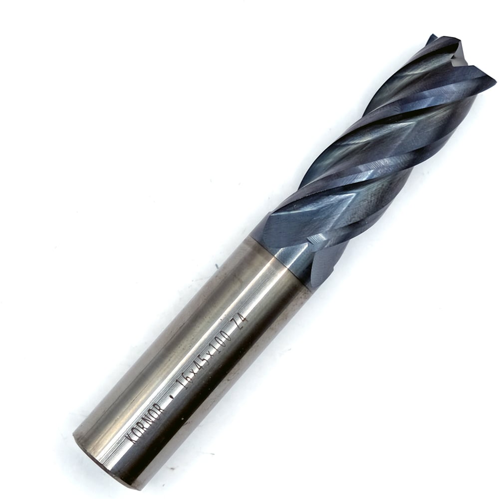 Изображение товара Фреза концевая твердосплавная KORNOR 16х45х100 Z4 ц/х HRC45 AlTiN