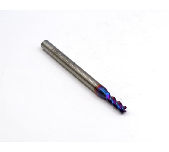 Изображение товара Фреза концевая твердосплавная KORNOR 3х8х50 Z4 ц/х-4мм HRC65 NaNo (плоский торец) 65103080504