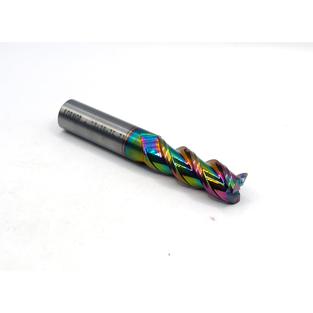 Изображение товара Фреза концевая твердосплавная KORNOR 12х30х75 Z3 ц/х DLC по алюминию