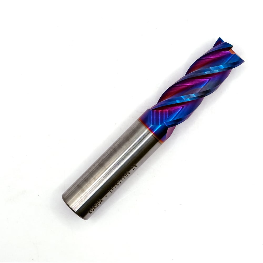 Изображение товара Фреза концевая твердосплавная 16х45х100 Z4 NaNo для металлов и сплавов