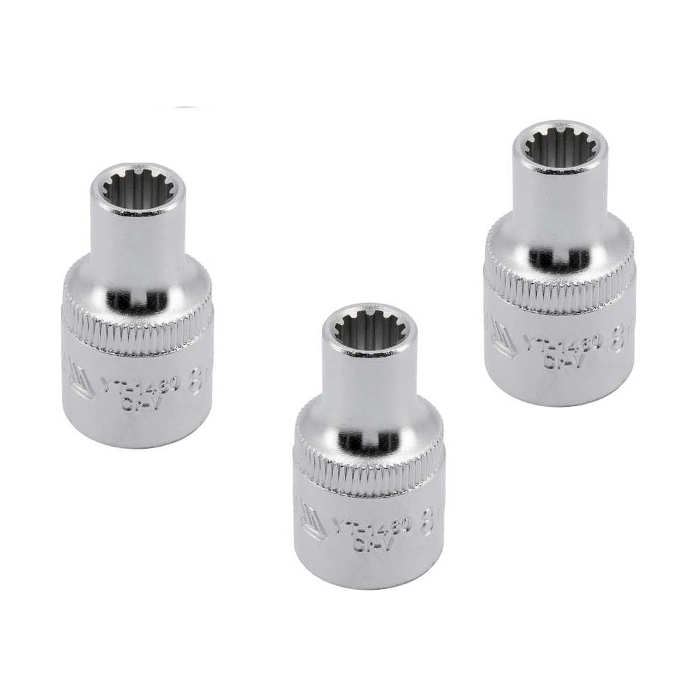 Изображение товара Головка торцевая YATO SPLINE 1/2DR 8мм 38мм 1шт