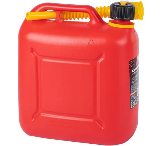 Изображение товара Канистра BOLK 10л для топлива пластиковая, крышка с защитой от детей, красная BAA105110