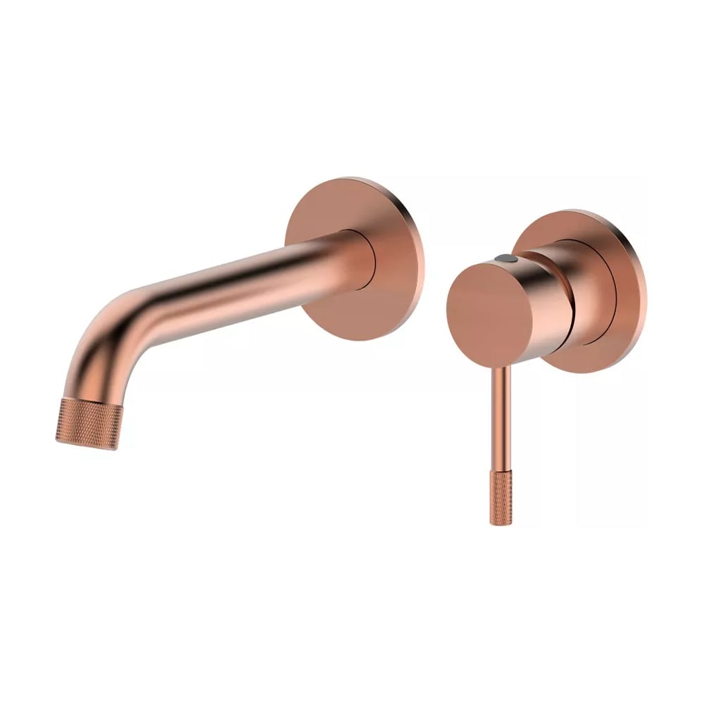 Изображение товара Встроенный смеситель для раковины ViEiR розовое золото настенный излив скрытый монтаж