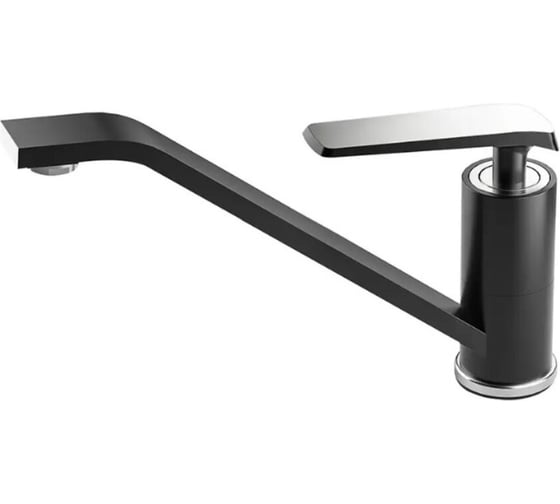 Изображение товара Смеситель для кухни однорычажный ViEiR низкий, черный V333522-C