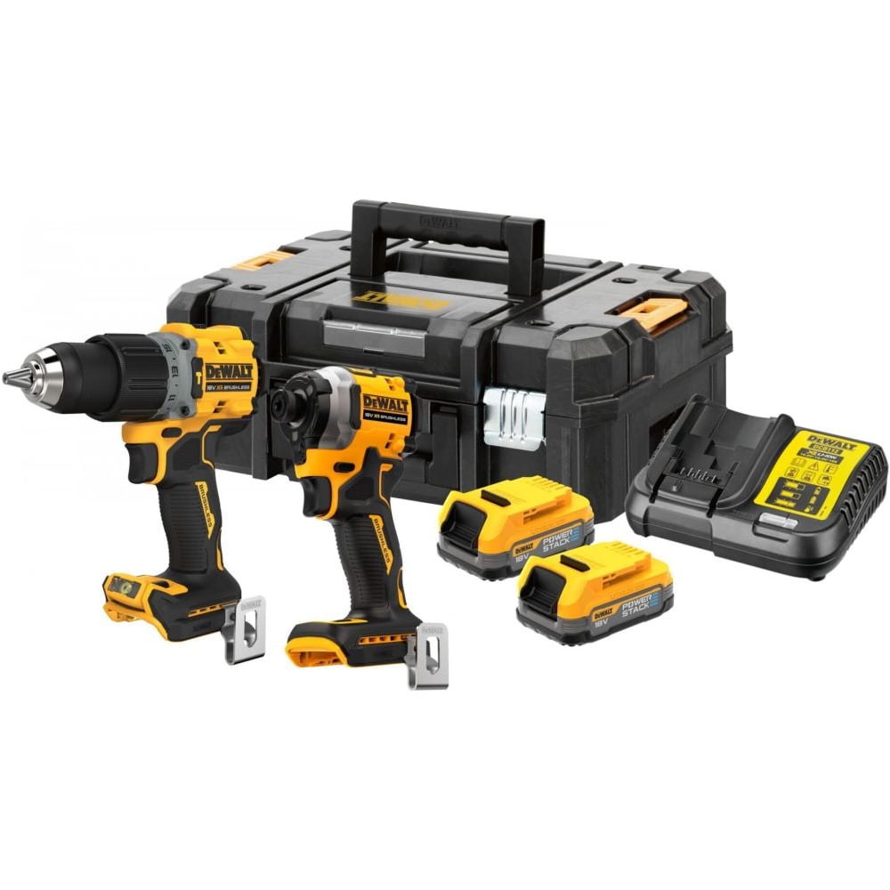 Изображение товара Аккумуляторный набор DeWalt DCK2050E2T 18 В дрель и шуруповерт в кейсе