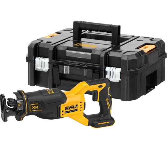 Изображение товара Аккумуляторная сабельная пила DEWALT DCS382NT, 18 В, 3200 ход/мин, 28.6 мм, без АКБ и ЗУ, в кейсе TSTAK () DCS382NT-XJ