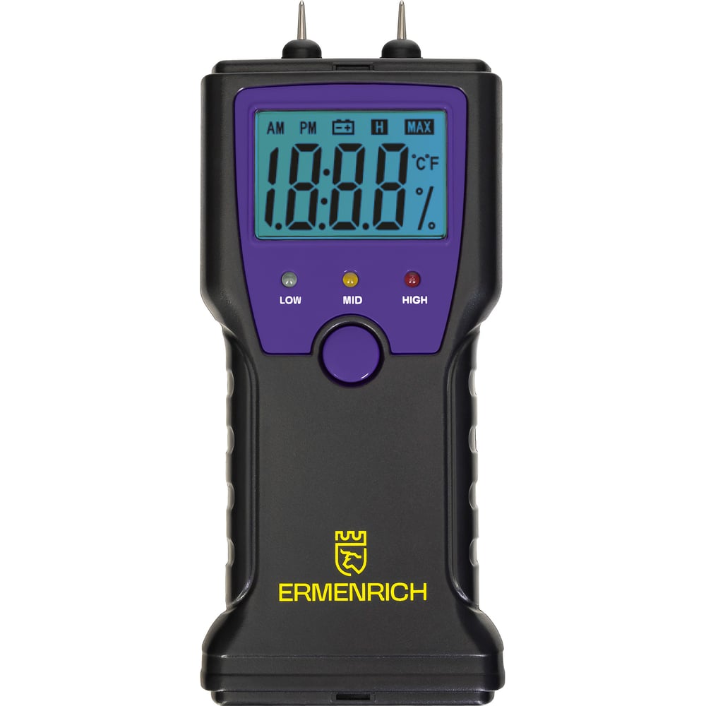 Изображение товара Датчик влажности и температуры воздуха и материалов Ermenrich Wett MW10