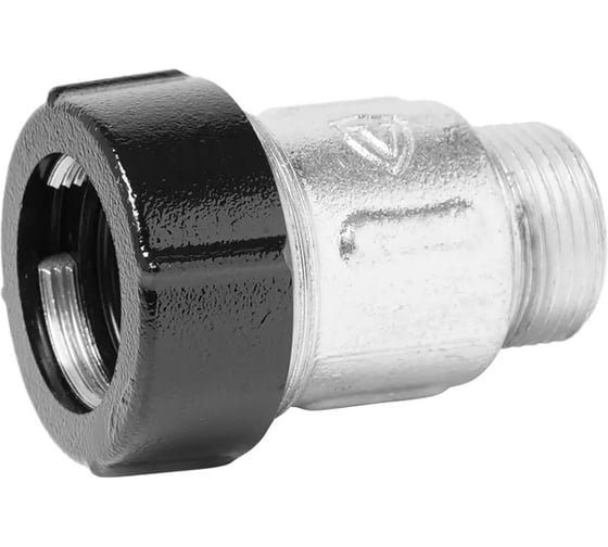 Изображение товара Муфта для соединения стальных и полимерных труб ViEiR, резьба 1/2 наружная, латунный фитинг VR2058