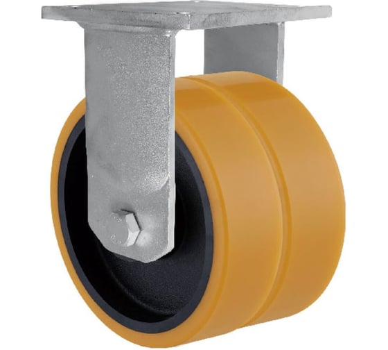 Изображение товара Колесная опора Inford неповоротная сдвоенная большегрузная E74 VIBU 150 R