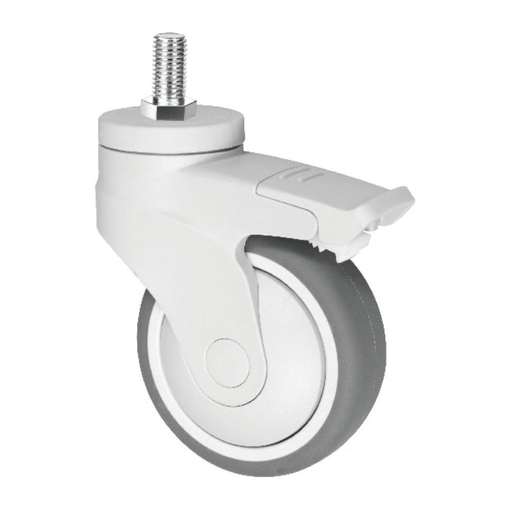 Изображение товара Колесная опора Inford с тормозом M10x25 для аппаратных конструкций