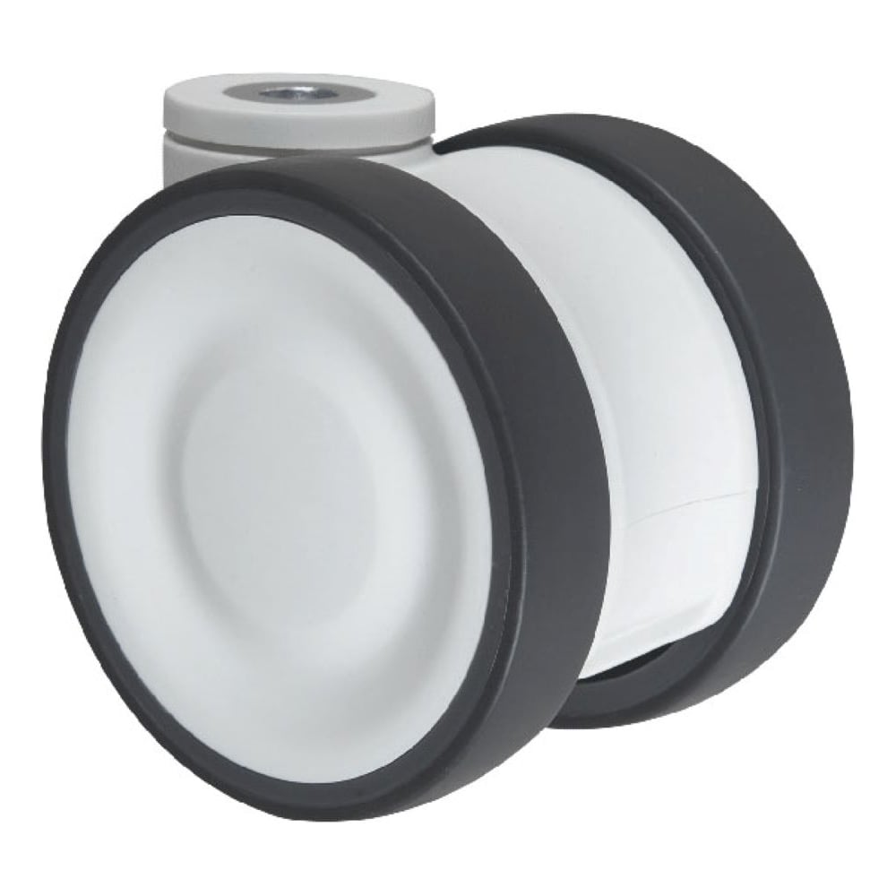 Изображение товара Колесная опора Inford сдвоенная из нержавеющей стали 125 мм для аппаратных