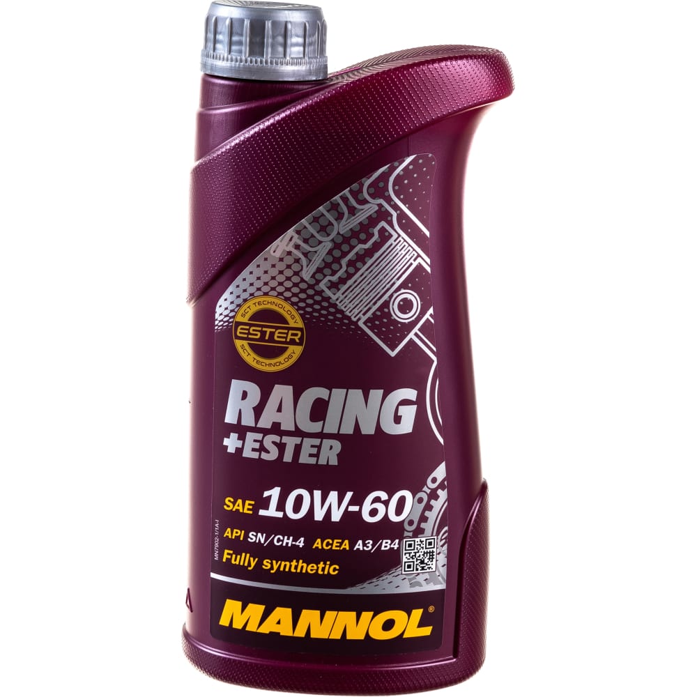 Синтетическое моторное масло MANNOL 10W60 4036 RACING ESTER 10W-60 - фото 1