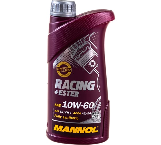 Изображение товара Синтетическое моторное масло MANNOL RACING ESTER 10W-60, 1 л 4036