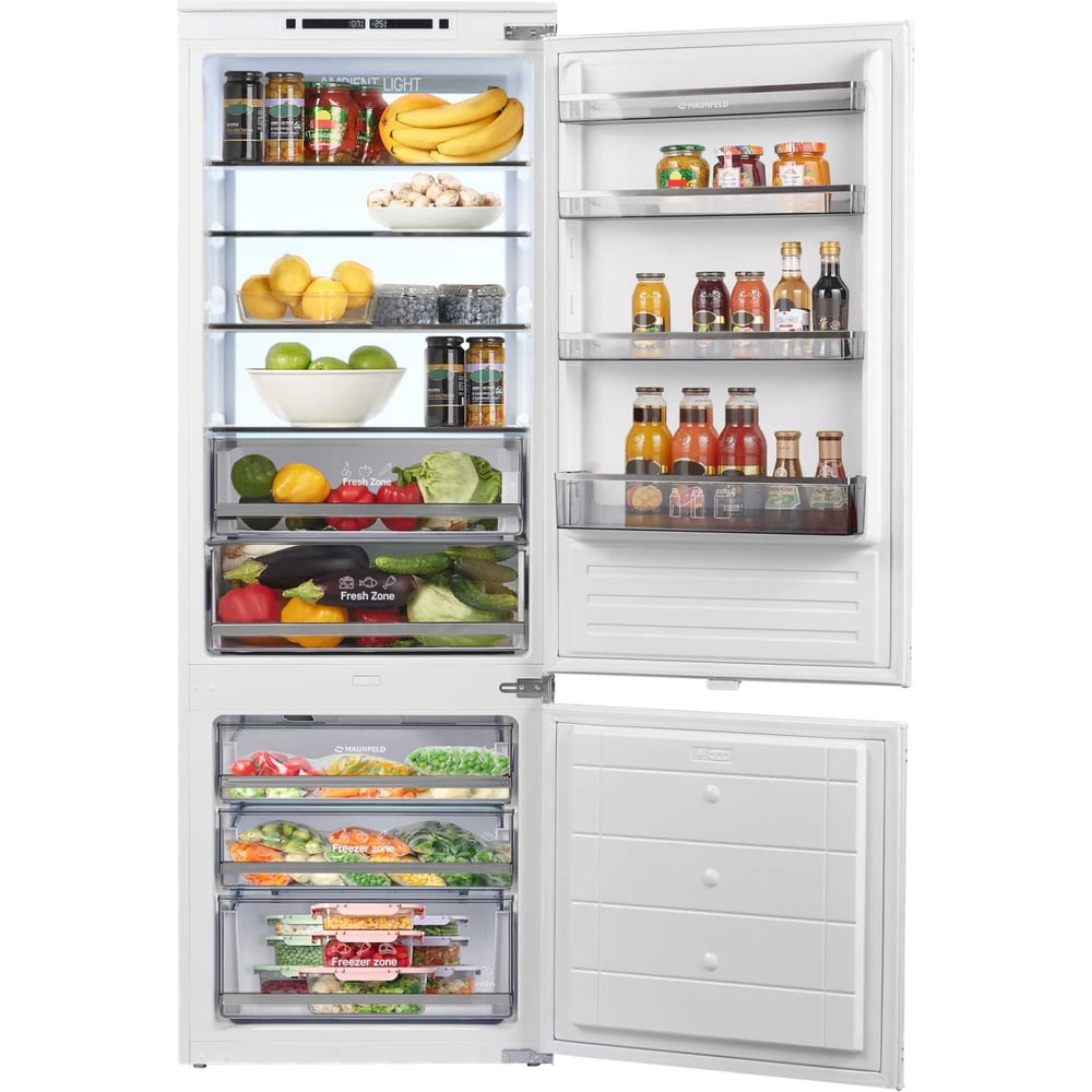 Изображение товара Встраиваемый холодильник-морозильник MAUNFELD MBF193NFW1GR Inverter с No-Frost