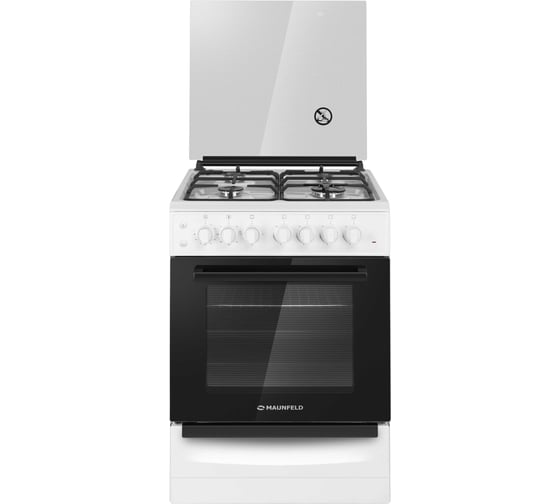 Изображение товара Газовая плита с электрической духовкой MAUNFELD MGC60ECW04