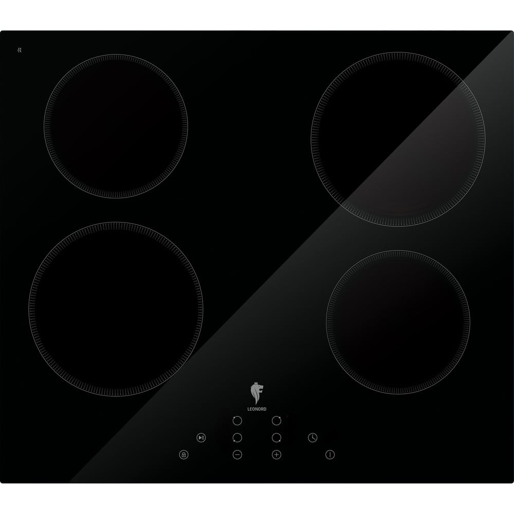 Изображение товара Электрическая варочная панель Leonord LEE-6041 4 конфорки сенсорное управление