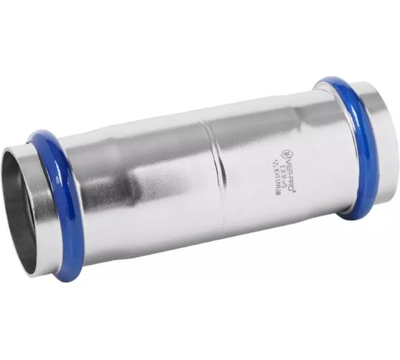 Изображение товара Муфта соединительная нержавеющая ViEiR 35х35 для прочного соединения труб VPS3535