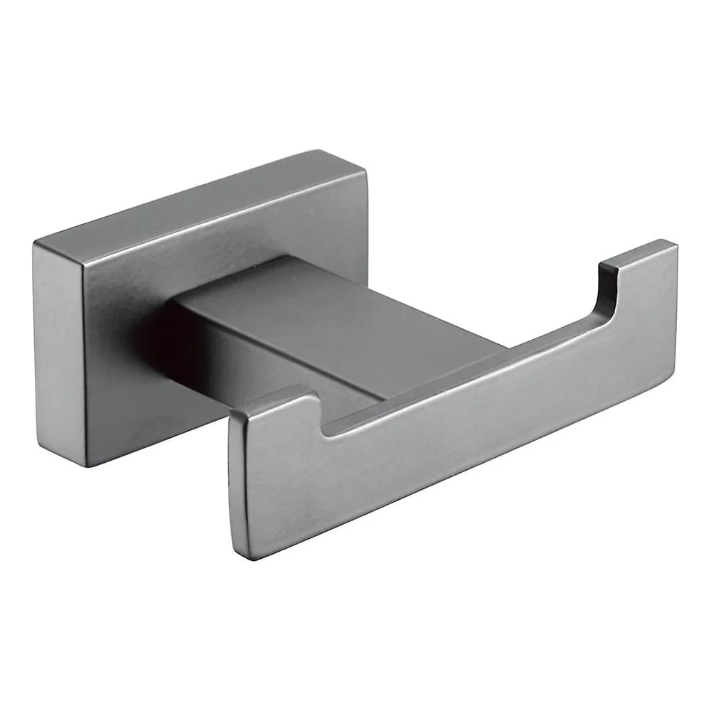 Изображение товара Двойной крючок для полотенец ViEir модель V5002-G графит нержавеющая сталь