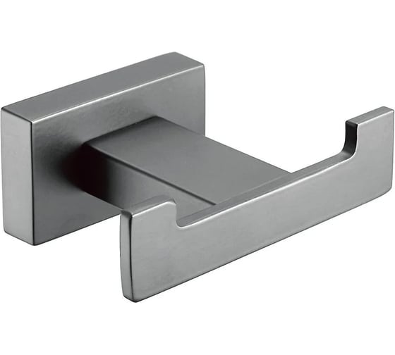 Изображение товара Крючок двойной для полотенец ViEir, графит, V5002-G