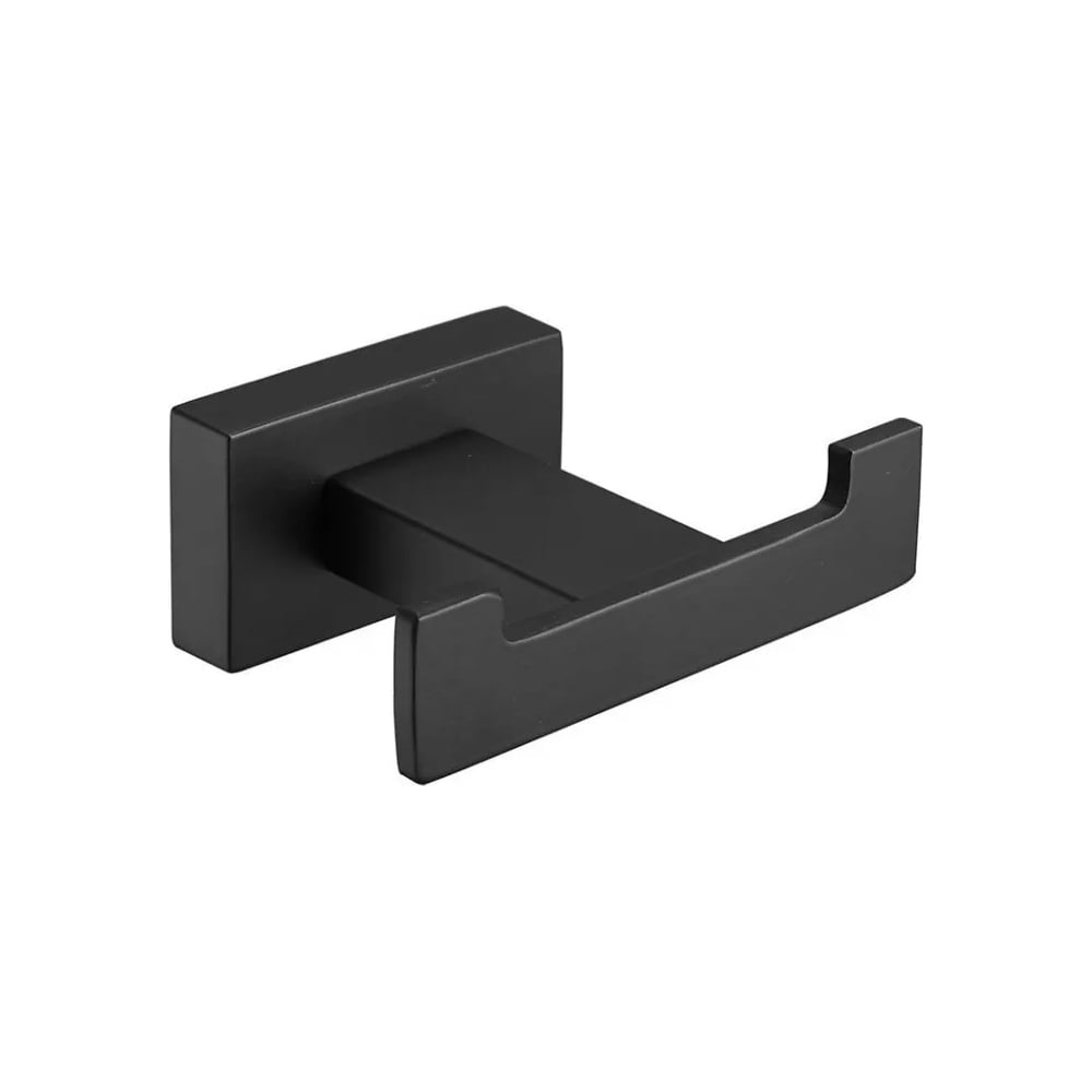 Изображение товара Крючок двойной для полотенец ViEir черный V5002-C