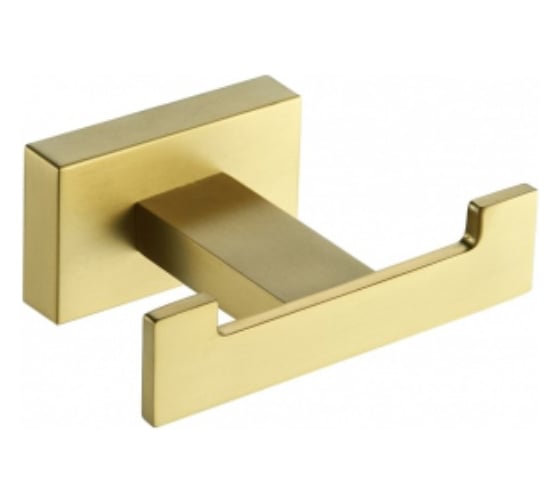 Изображение товара Крючок двойной для полотенец ViEir, матовое золото, V5002-S