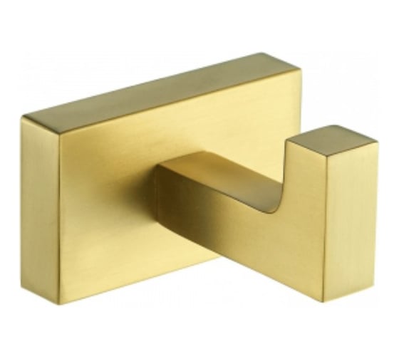 Изображение товара Крючок одинарный для полотенца ViEir, матовое золото, V5001-S