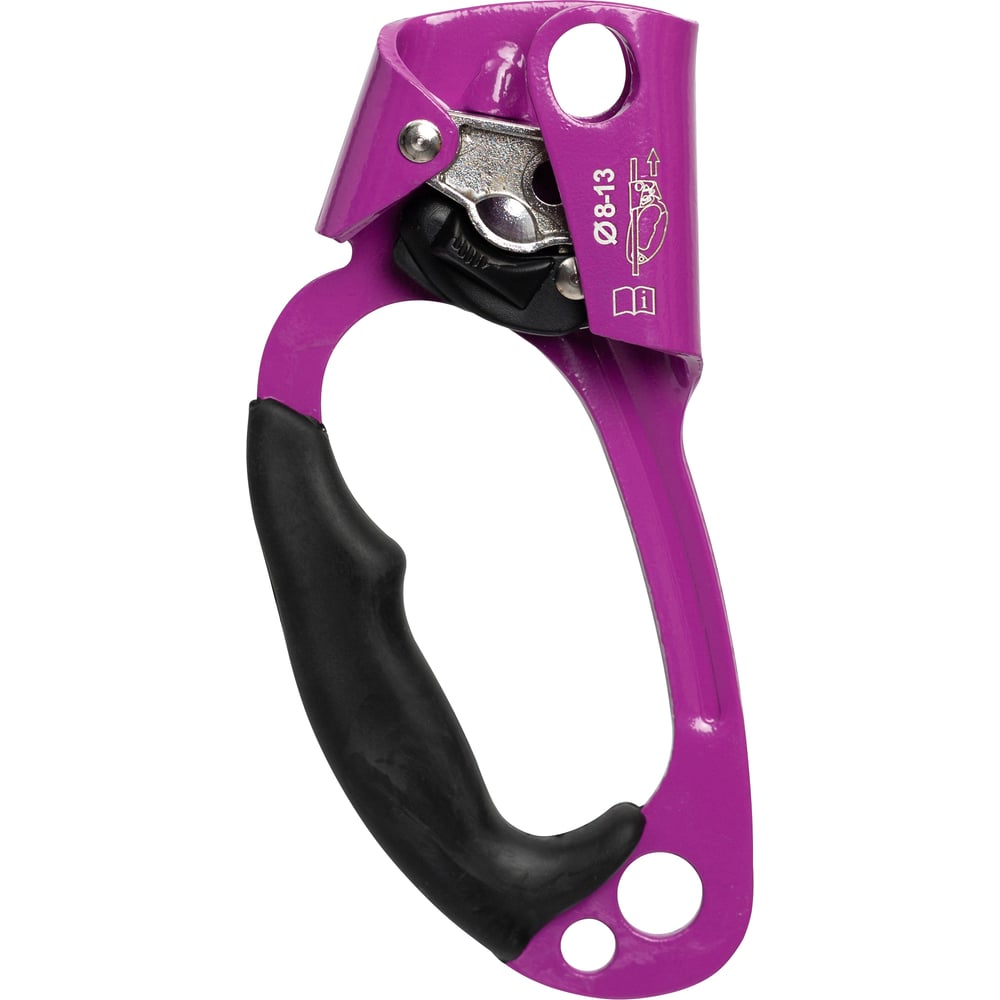 Изображение товара Зажим ручной Vertical Жумар левый фиолетовый ver 0101-1.violet 4 кН алюминий нержавейка