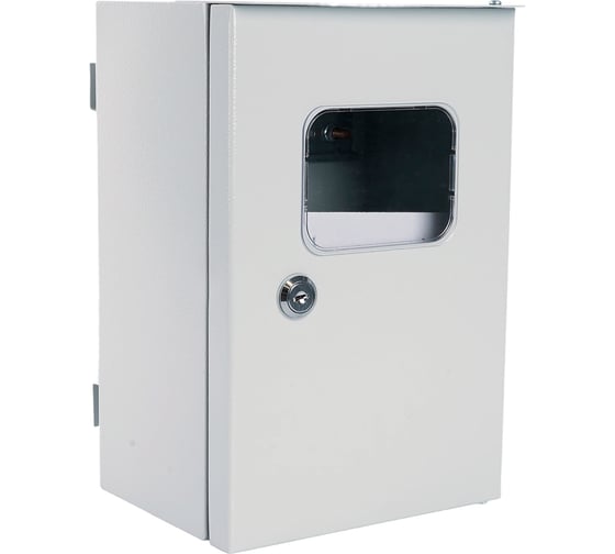 Изображение товара Шкаф STEKKER металлический ЩУРн-1/6 285х190х145 c 2хDIN IP54, серия ArcaMetal, 50707