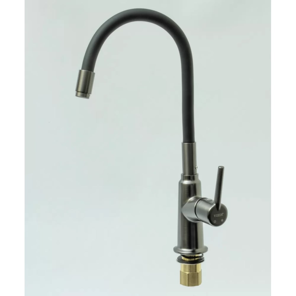 Изображение товара Смеситель для кухни однорычажный ViEiR с гибким изливом V103523-G