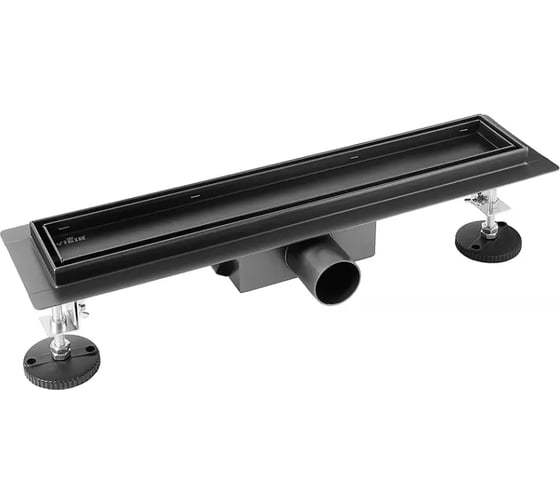 Изображение товара Трап душевой под плитку VIEIR 80 см графит с сухим затвором для современных душевых DL80A-G