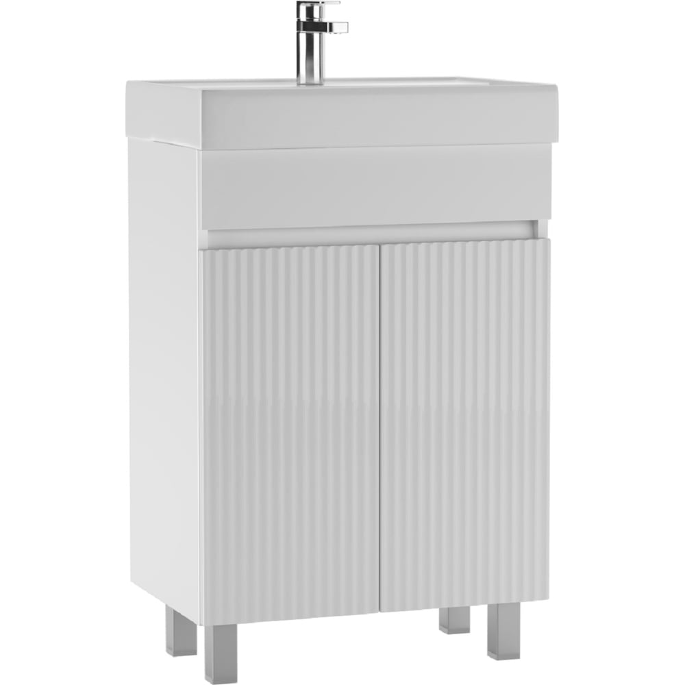 Изображение товара Тумба под умывальник Айсберг Фостер 60 Бриз без ящика современная классика