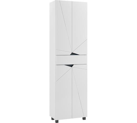 Изображение товара Пенал напольный Домино Vector 55 с одним ящиком (разобранный) DV6605PR