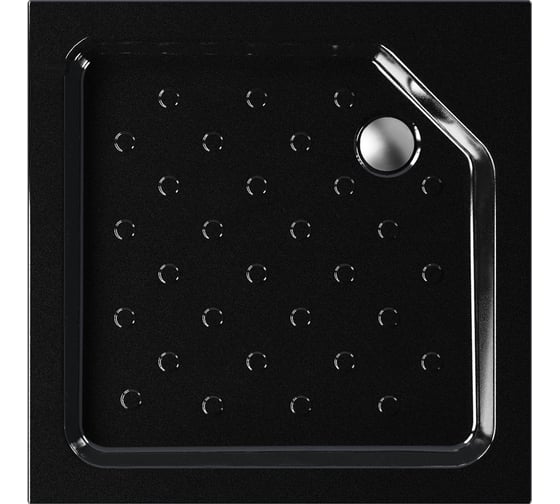 Изображение товара Акриловый душевой поддон ПЛАСТИКЛАЙН Метакам Urban BLACK 90х90х16 4650368602147