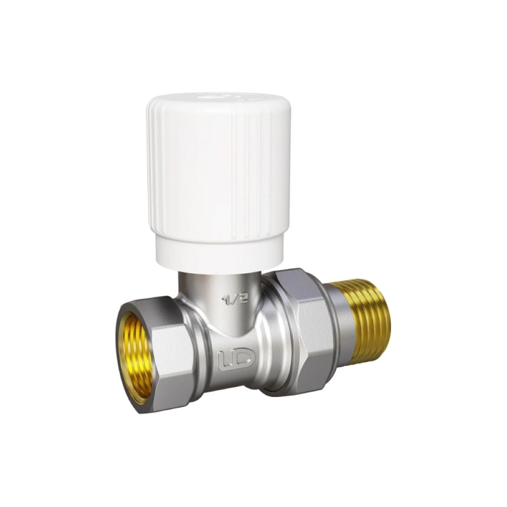 Изображение товара Регулирующий клапан со сгоном LD PRIDE 1/2 прямой для бытовых систем