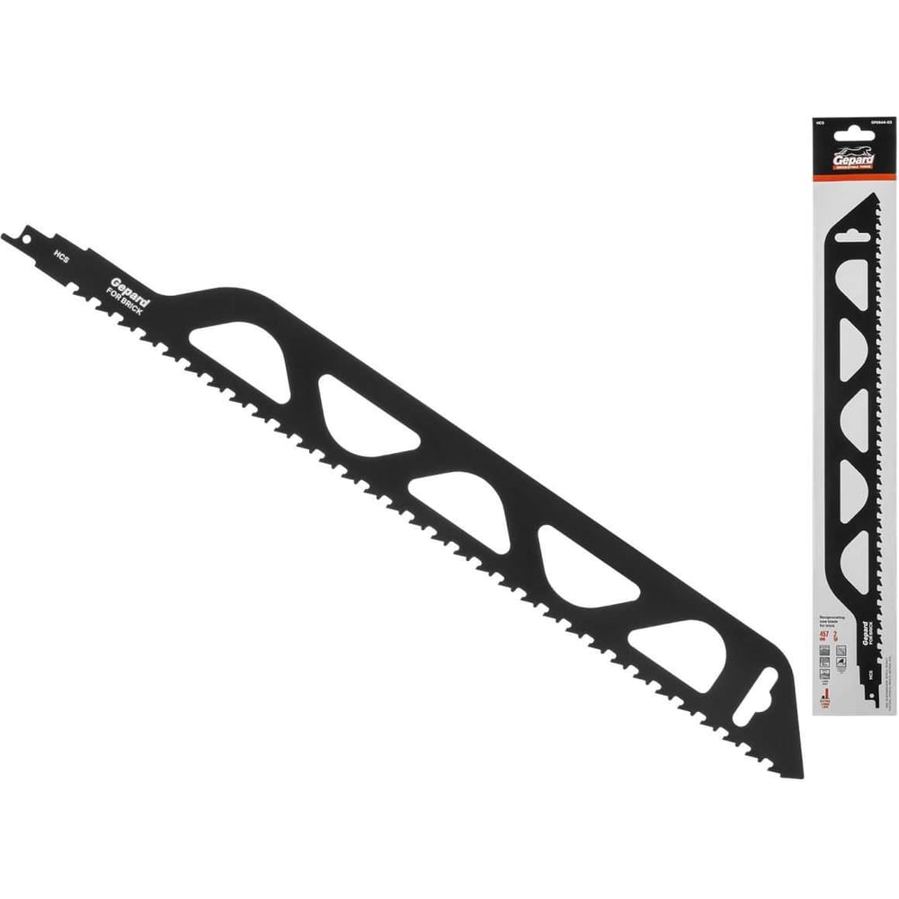Изображение товара Пилка сабельная по кирпичу GEPARD S 457мм 1 шт. GP0644-03