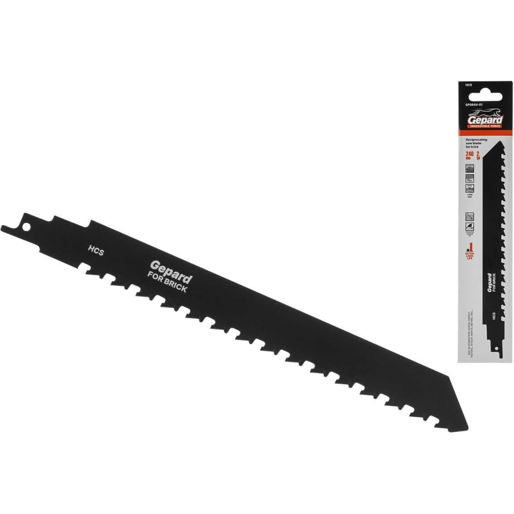 Изображение товара Пилка сабельная по кирпичу GEPARD S 240мм 1 шт.
