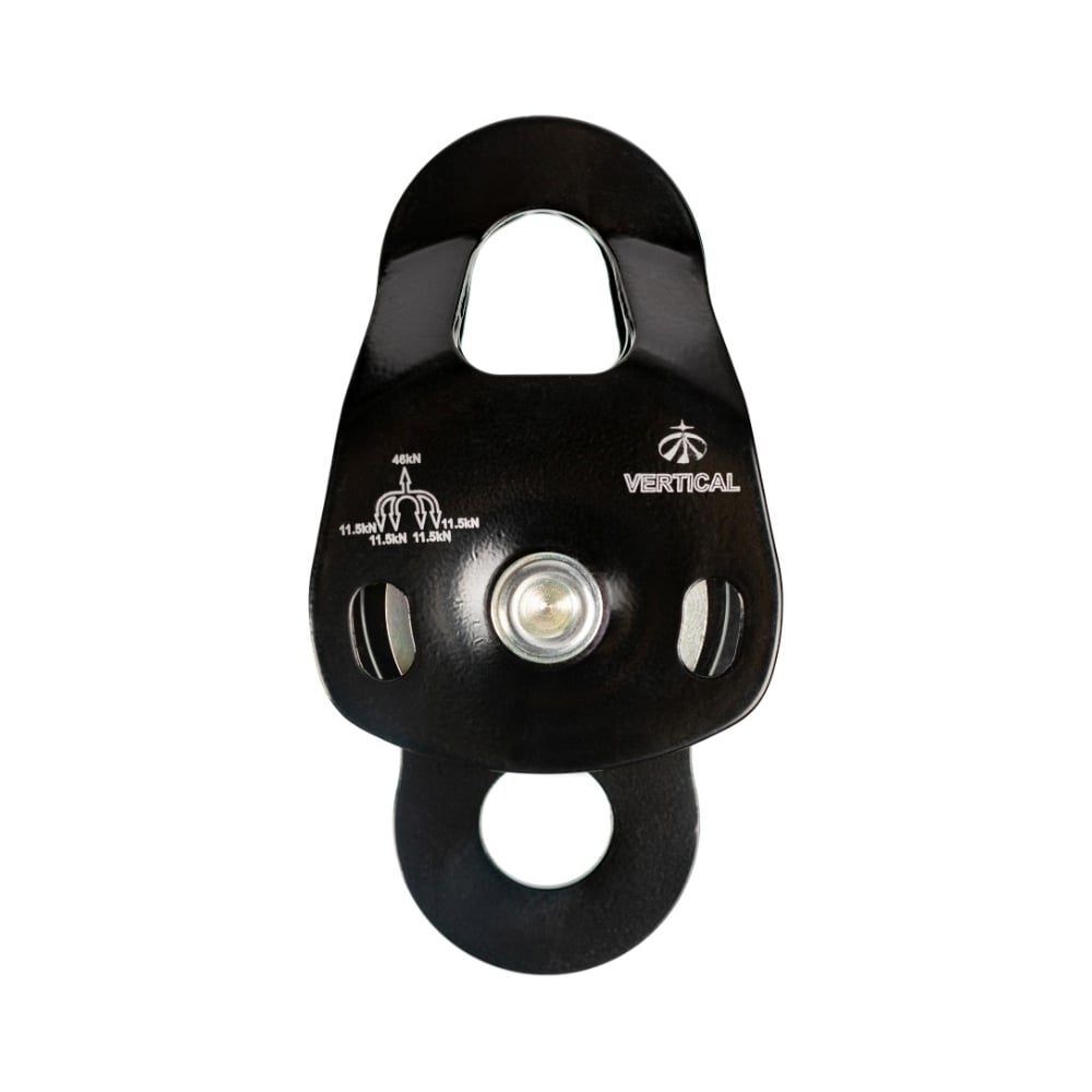 Изображение товара Vertical блк ролик двойной большой 60 мм с подшипником, 46 кН ver 0413