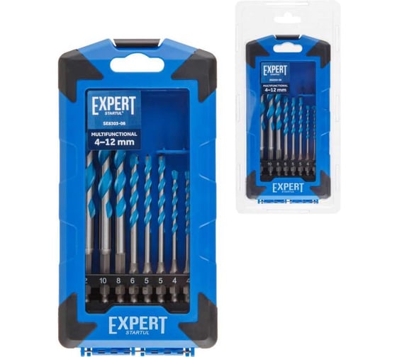 Изображение товара Набор сверл универсальных STARTUL MultiFunctional EXPERT 8шт, 4-12 мм SE8303-08