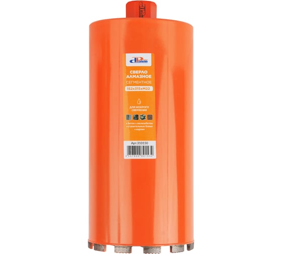 Изображение товара Коронка алмазная ProfiDiam САМС 152x315х12хM22 (бетон) 310150