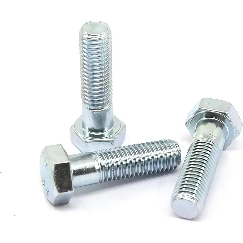 Изображение товара Болт DIN 931 М10х50 М10.9 цинк 25 шт высокая прочность и надежность