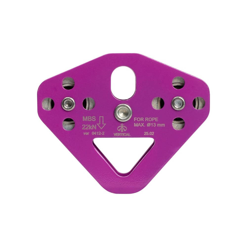 Изображение товара Стальной блок-ролик Vertical Тандем с подшипником 26 мм и нагрузкой 10 кН