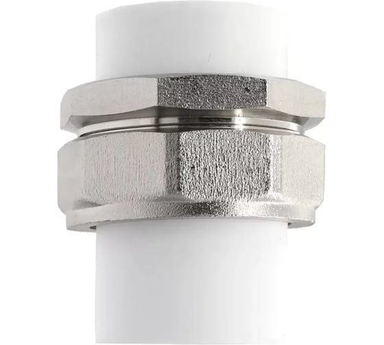 Изображение товара Американка полипропиленовая ViEiR Ф32х32, под пайку, для герметичного перекрытия трубопровода VER32N